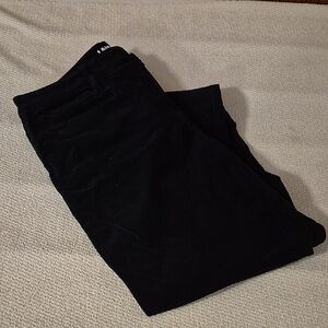 Lands' End Black Velvet Pants